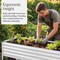 Best Choice Products 48x24x30in Elevated Galvanized Metal Garden Bed w/ Corner Protectors